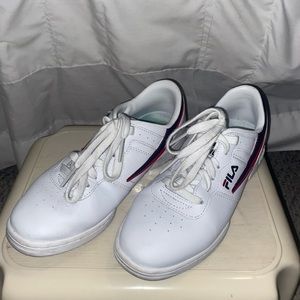 White fila sneakers